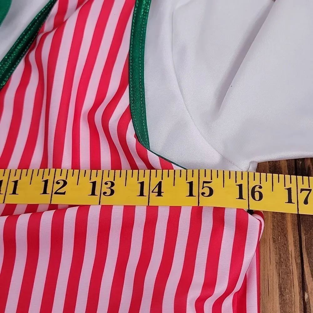 Revolution.  Red and White Costume. Jumpsuit. Size 10-12 Years. Like New